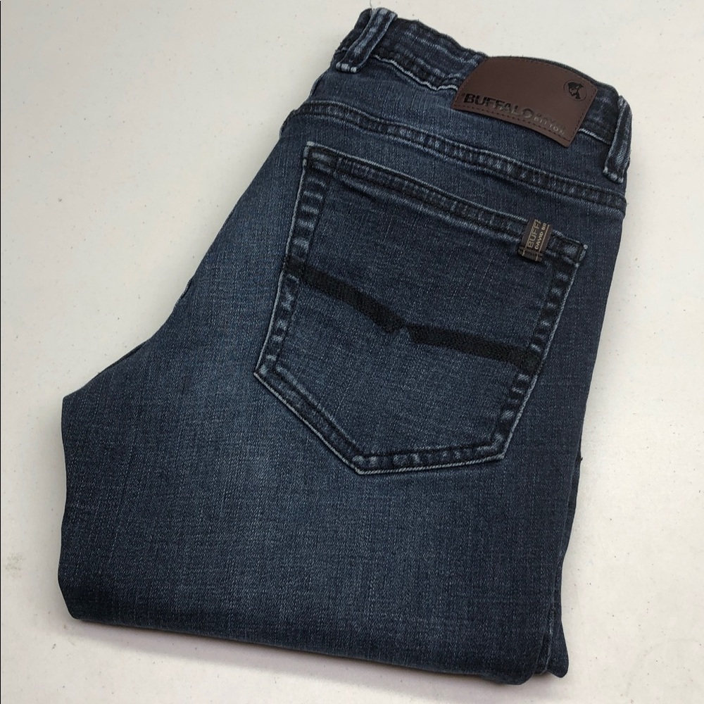 LIKE NEW MENS DAVID BITTON JACK SLIM STRAIGHT STRETCH JEANS 30x30 ⭐️